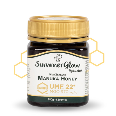 UMF™ 22+ Mānuka Honey 250g (MGO 970mg/kg)