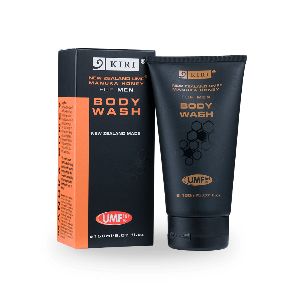 Kiri For Men Body Wash, Tube and Packaging