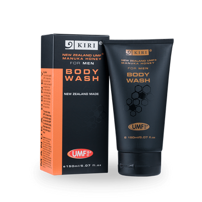 Kiri For Men Body Wash, Tube and Packaging